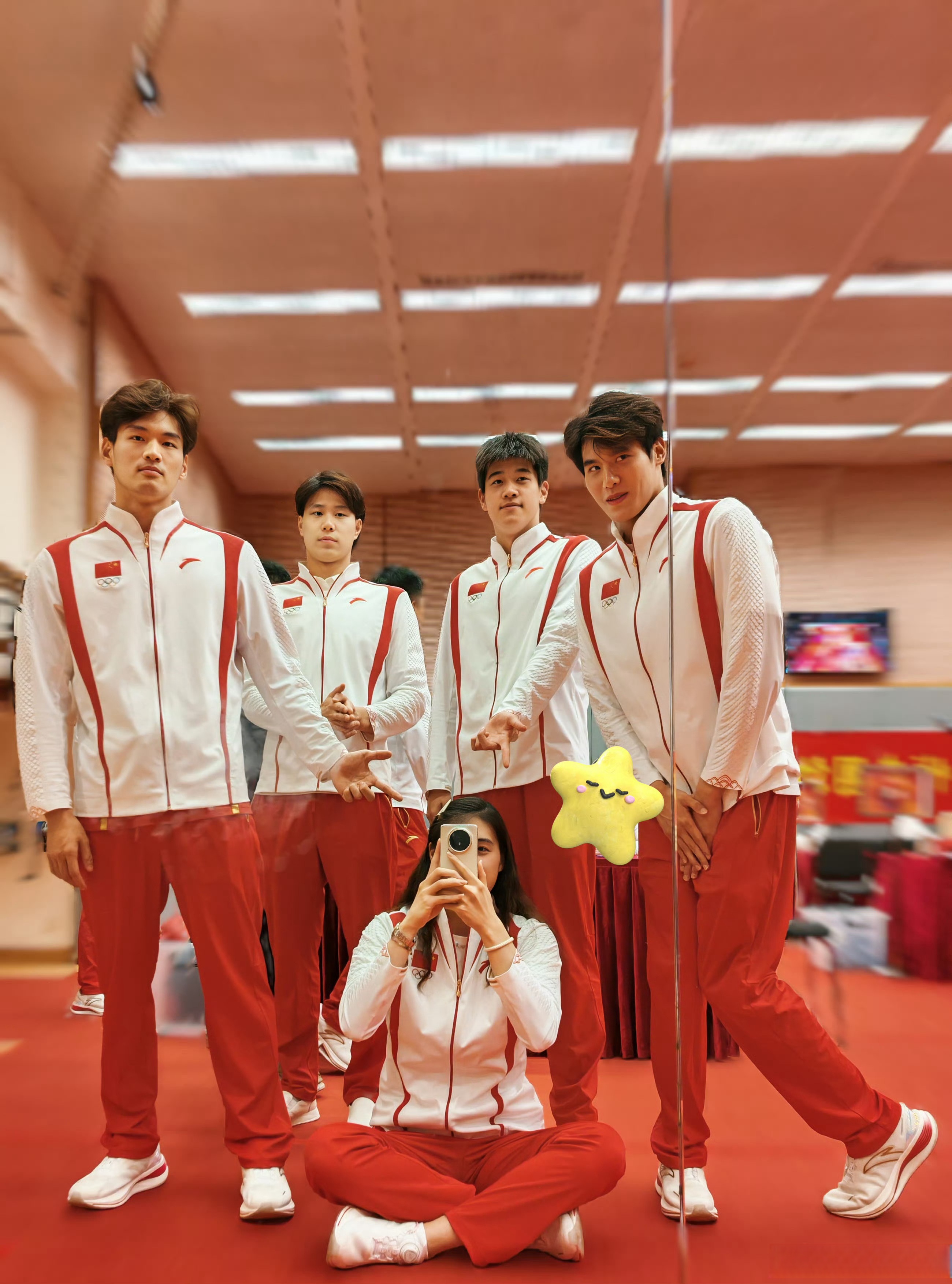 运动员们展现各自的实力