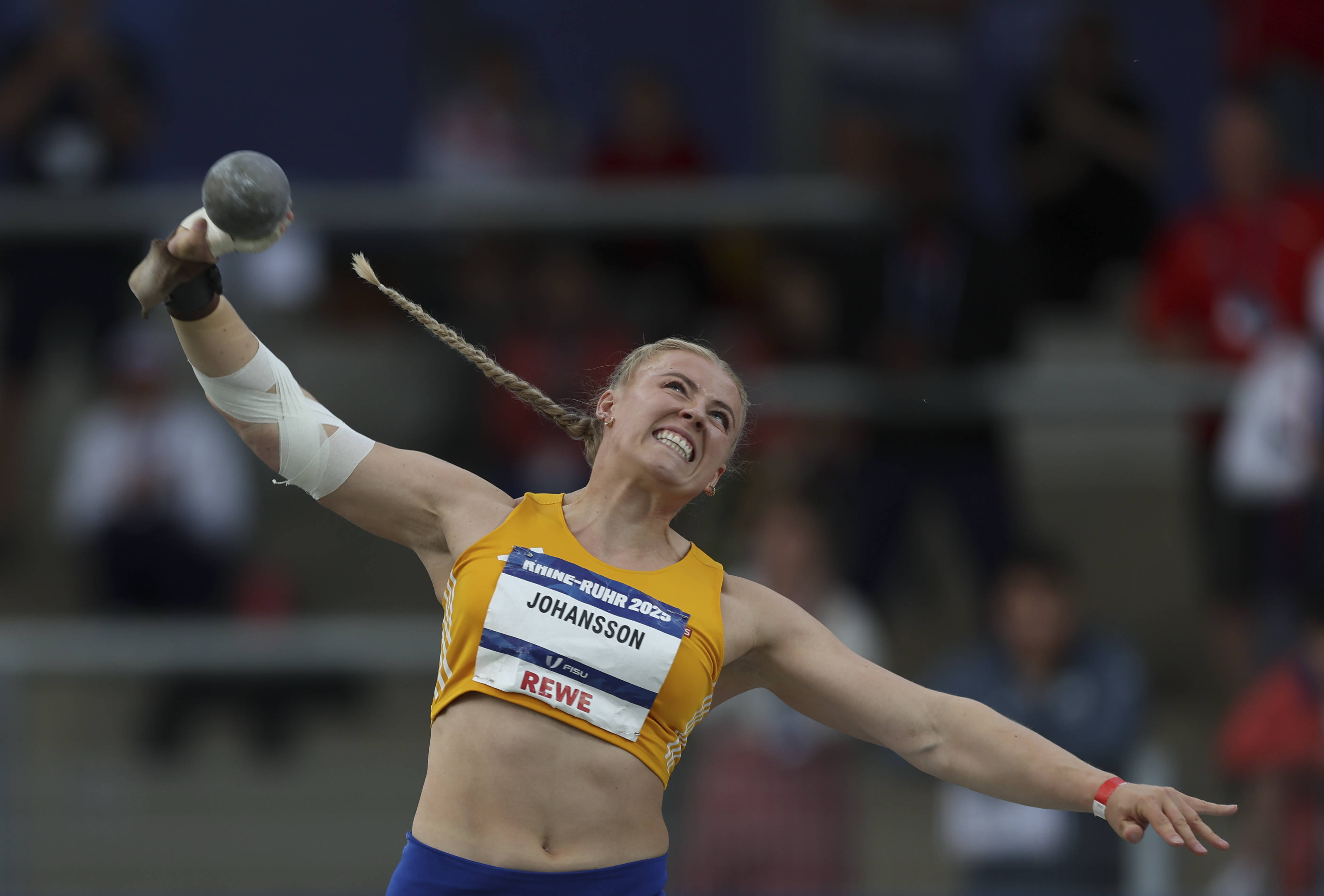 关于瑞典田径选手实力夺冠，打破个人最好成绩的信息