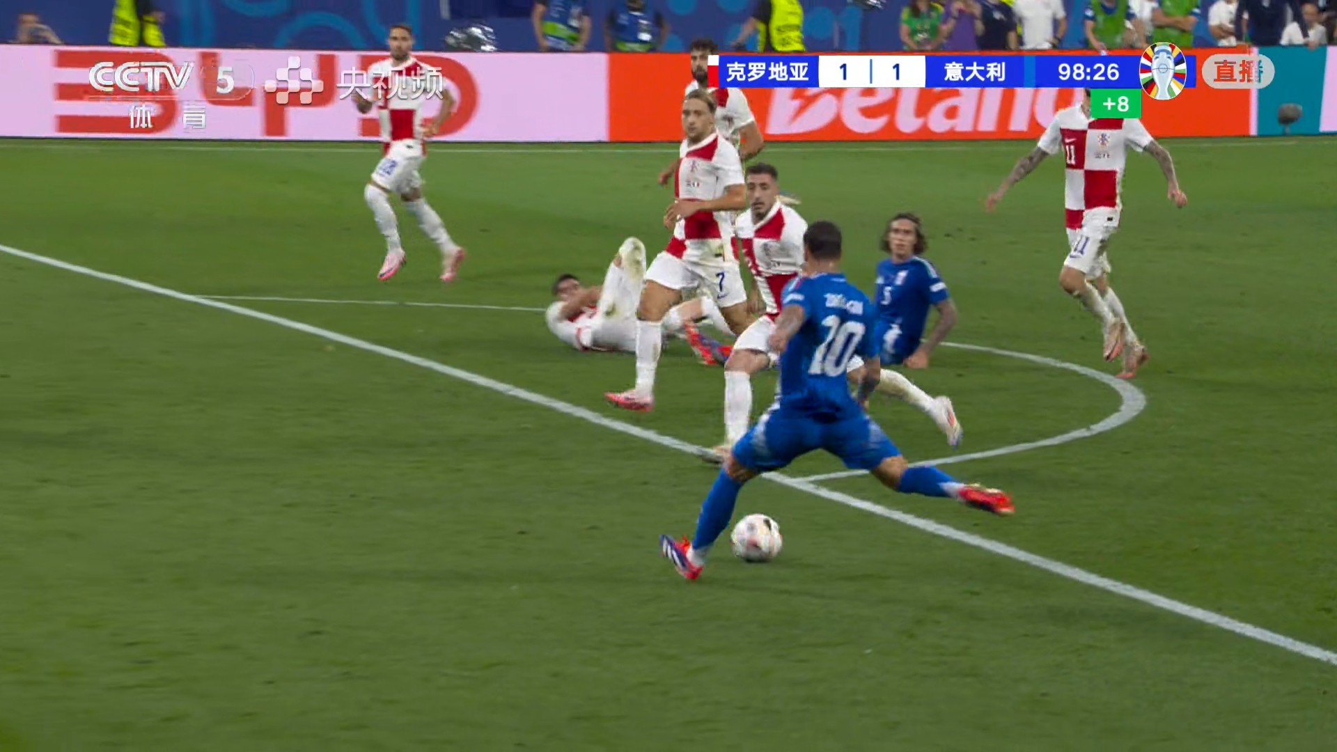 克罗地亚艰难获胜，欧洲杯八强晋级