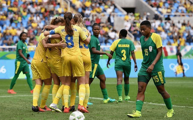 南非女足在比赛中展现出了出色的体能的简单介绍