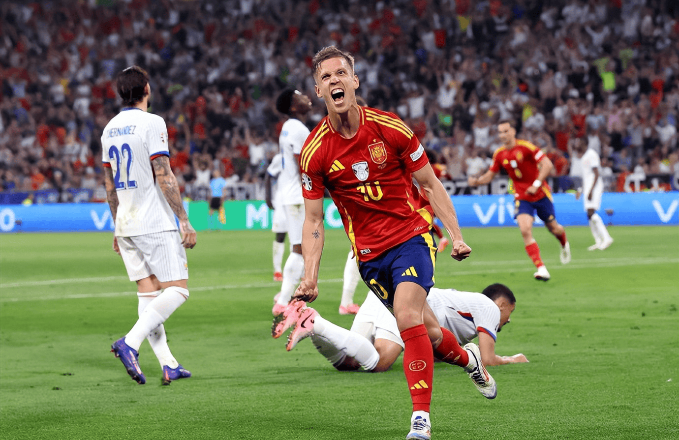 西班牙队憾负，惨遭淘汰出局