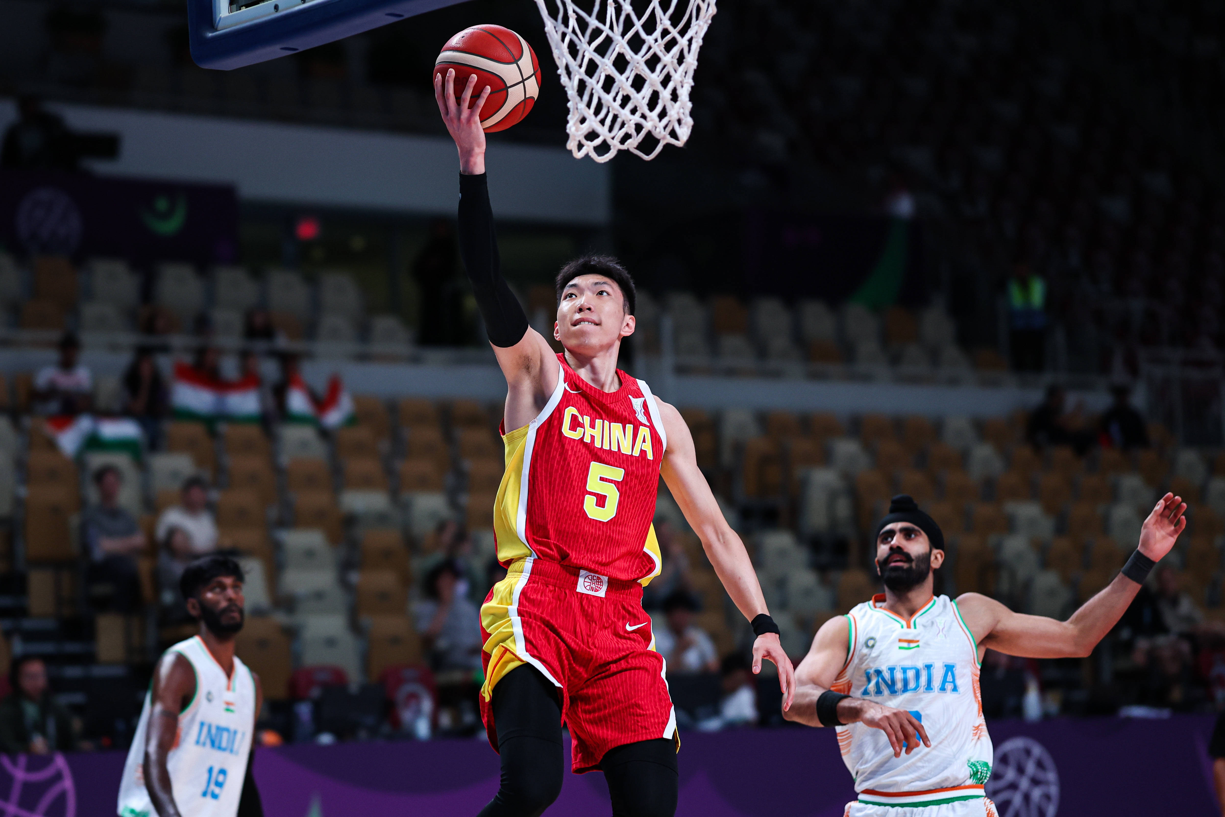 中国男篮取得亚洲运动会亚军